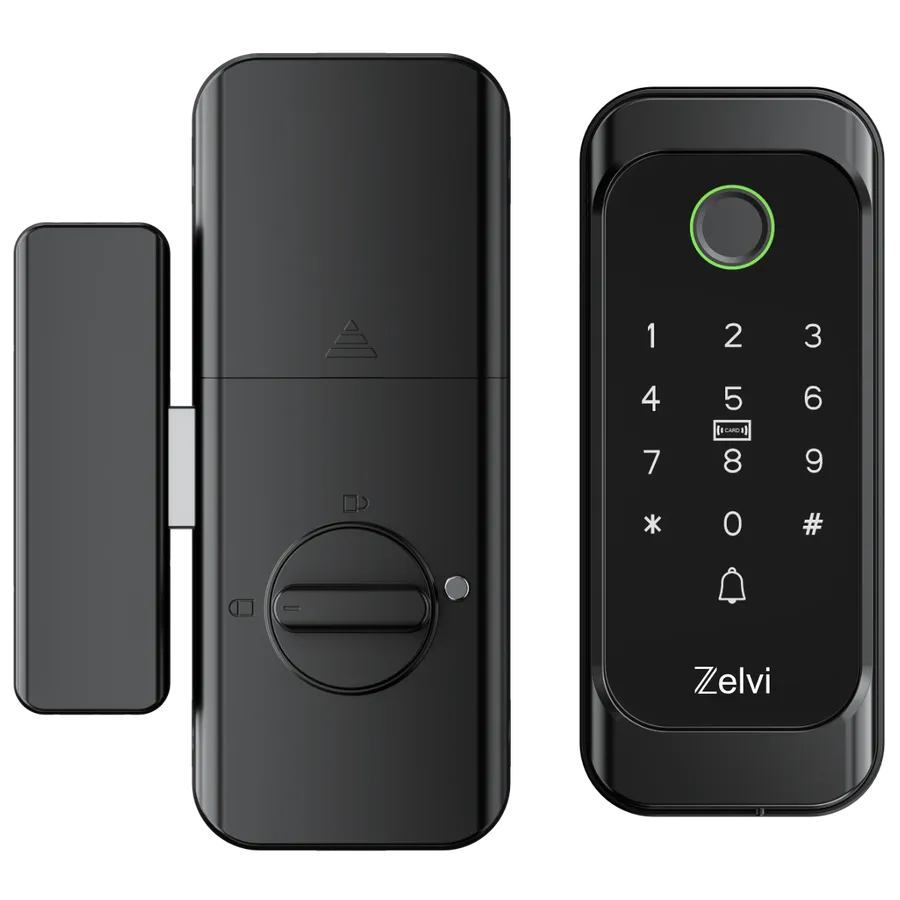 Fechadura Digital com Biometria/Card/Senha e Blueooth