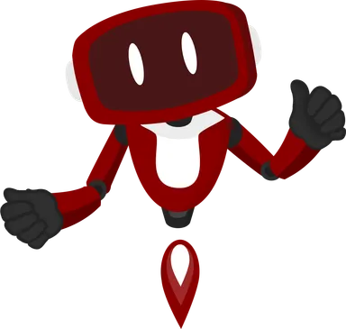 Apolinho, o mascote da Apolum, acenando