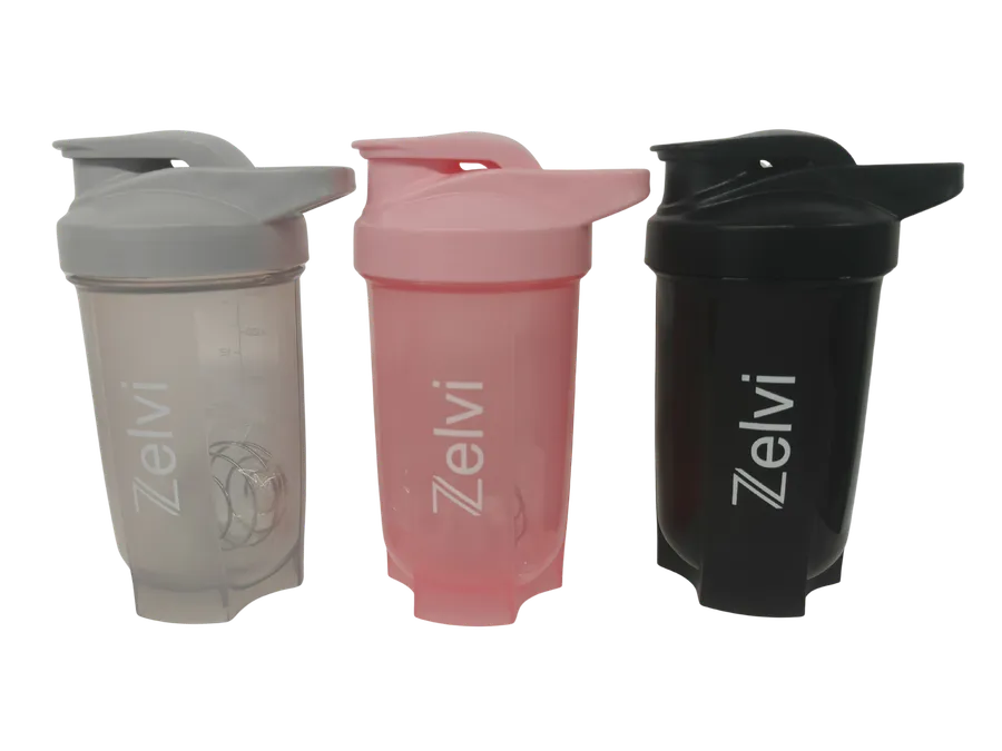 Coqueteleira de Plástico de 500 ml com Compartimentos