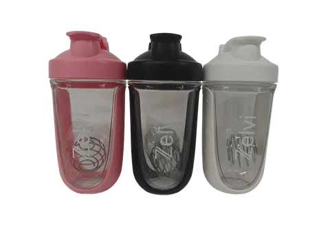Coqueteleira de Plástico de 500 ml com Compartimentos
