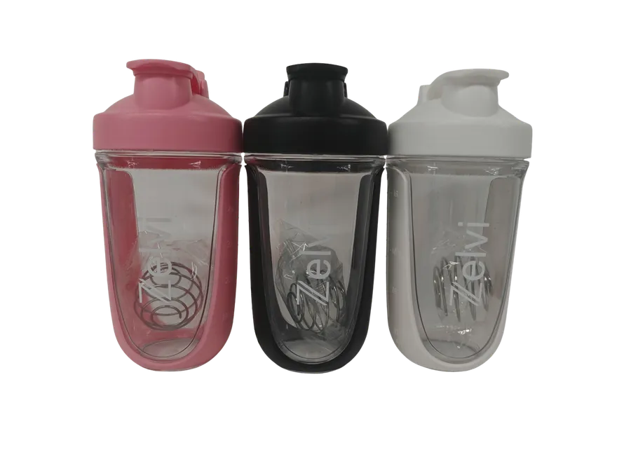 Coqueteleira de Plástico de 500 ml com Compartimentos